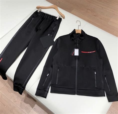 prada tracksuite|Prada tracksuit women's.